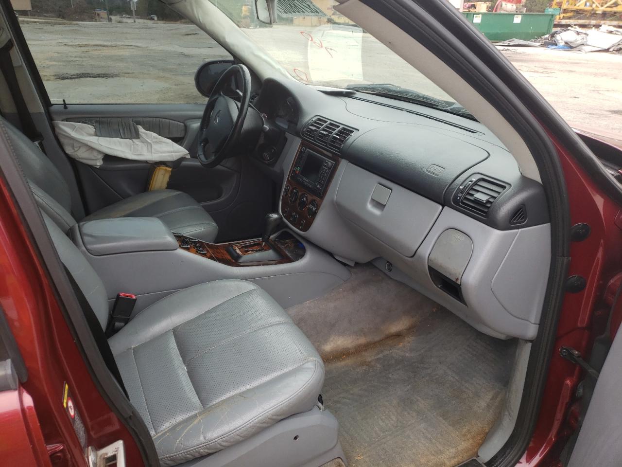 Photo 5 from auction – 2000 MERCEDES-BENZ ML 320 with VIN 4JGAB54E0YA148779