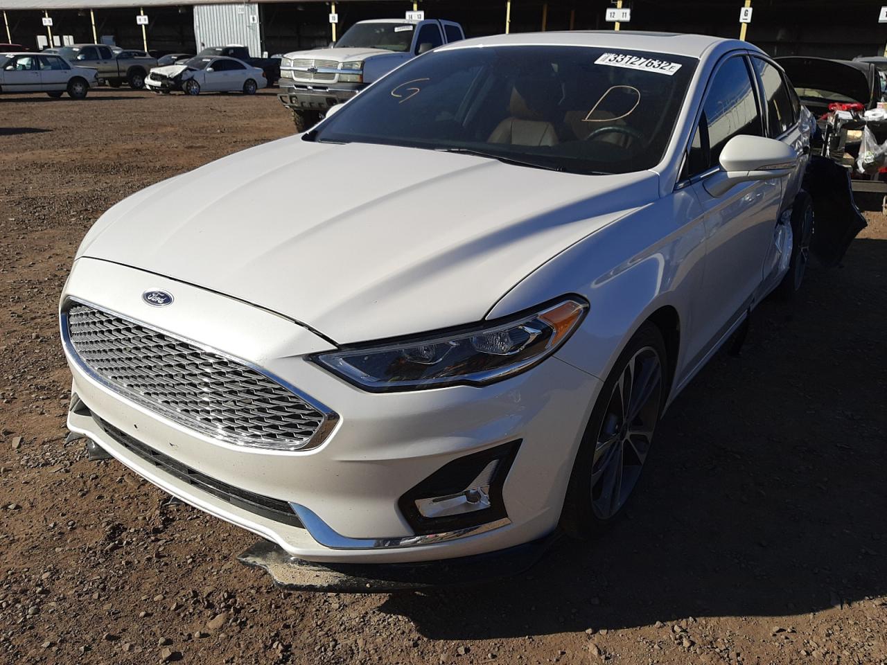 Photo 2 from auction – 2019 FORD FUSION TIT with VIN 3FA6P0K91KR285382