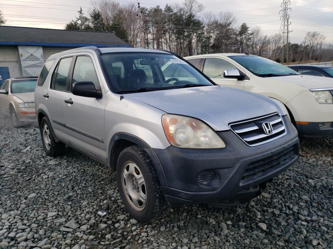 HONDA CR-V LX 2005 with VIN SHSRD68515U307953 - Photo from auction