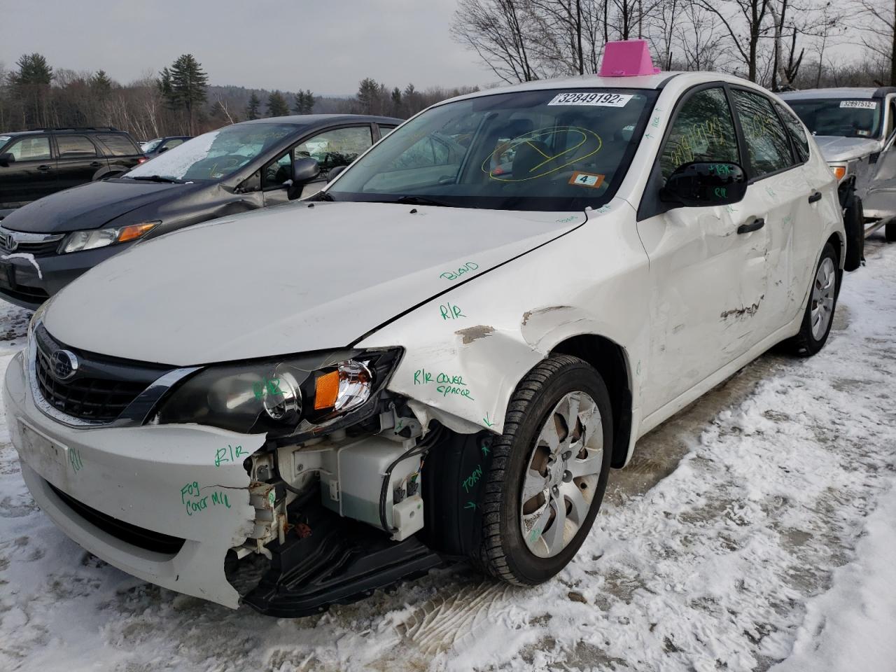 Photo 2 from auction – 2008 SUBARU IMPREZA 2. with VIN JF1GH61658H837388