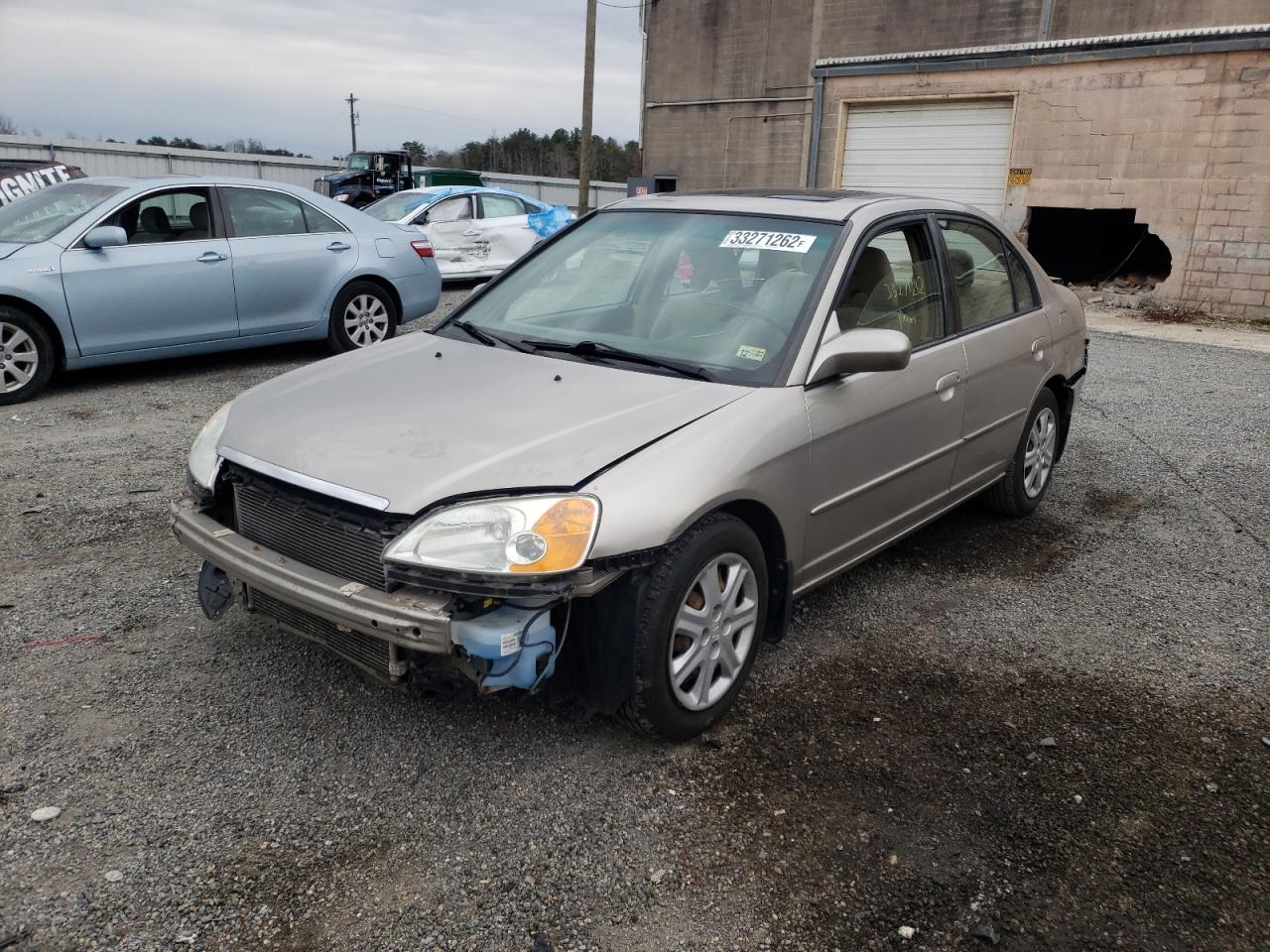 Photo 2 from auction – 2003 HONDA CIVIC with VIN 1HGES26843L011015