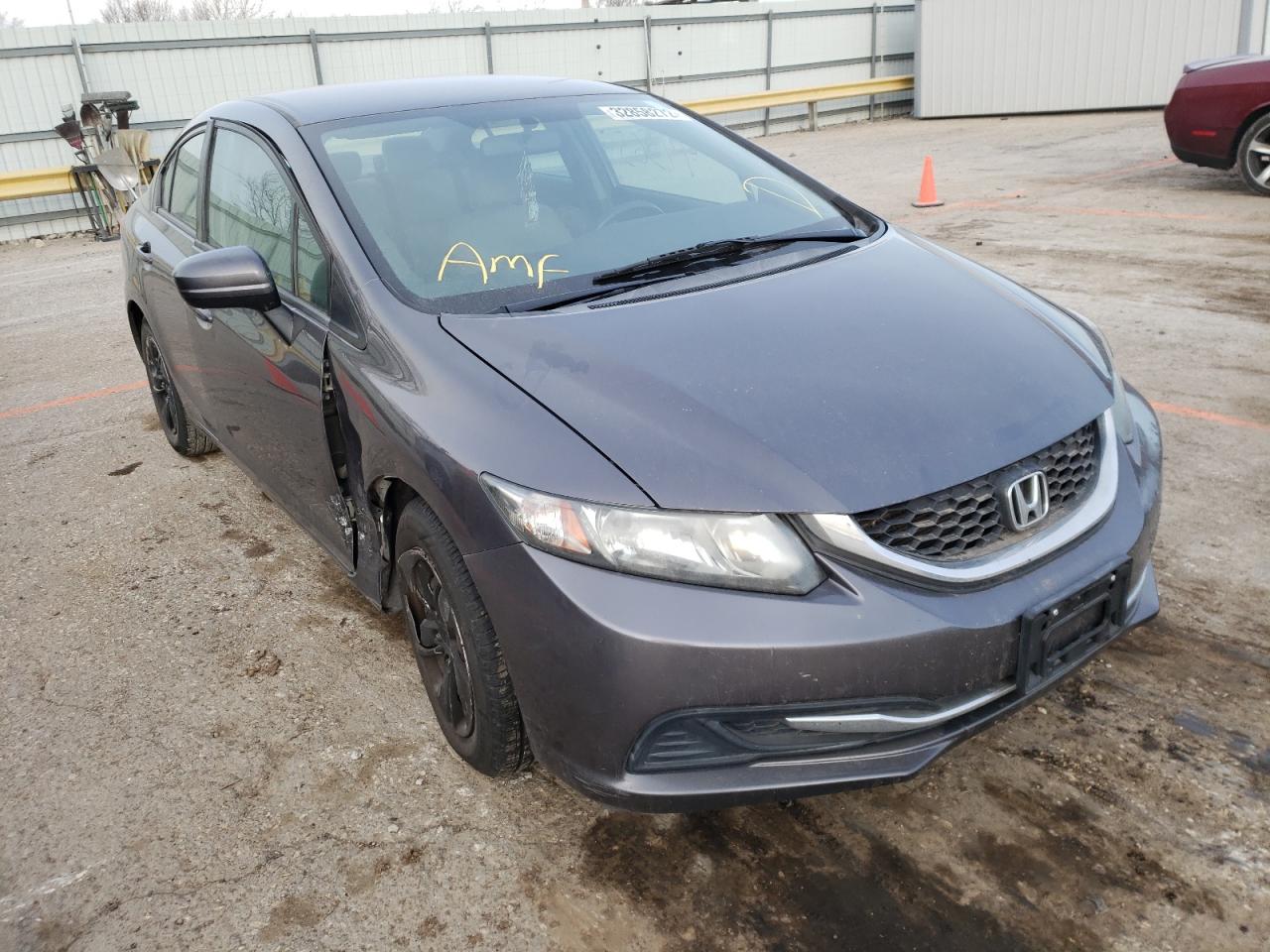 HONDA CIVIC LX 2015 with VIN 2HGFB2F53FH566730 - Photo from auction