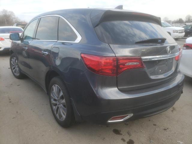 Photo 3 from auction – 2015 ACURA MDX TECHNO with VIN 5FRYD4H43FB006616