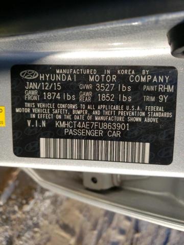 Photo 10 from auction – 2015 HYUNDAI ACCENT GLS with VIN KMHCT4AE7FU863901