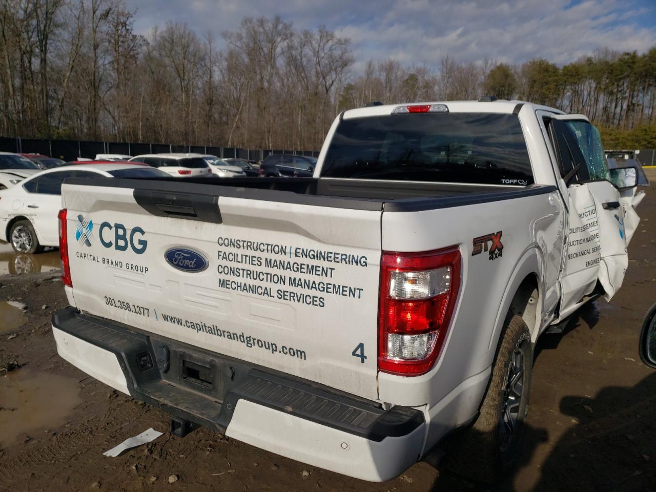 Photo 4 from auction – 2021 FORD F150 SUPER with VIN 1FTEX1EB1MFA40530