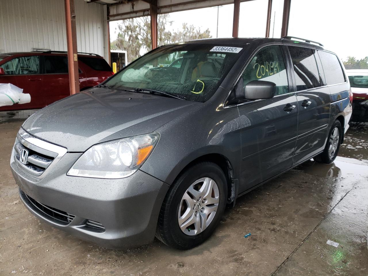 Photo 2 from auction – 2007 HONDA ODYSSEY EX with VIN 5FNRL387X7B445259