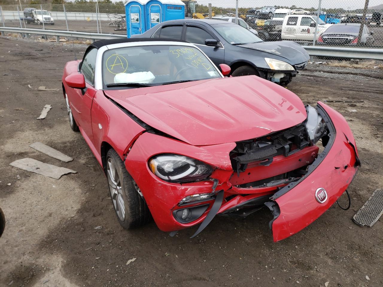 Photo 1 from auction – 2018 FIAT 124 SPIDER with VIN JC1NFAEKXJ0138485
