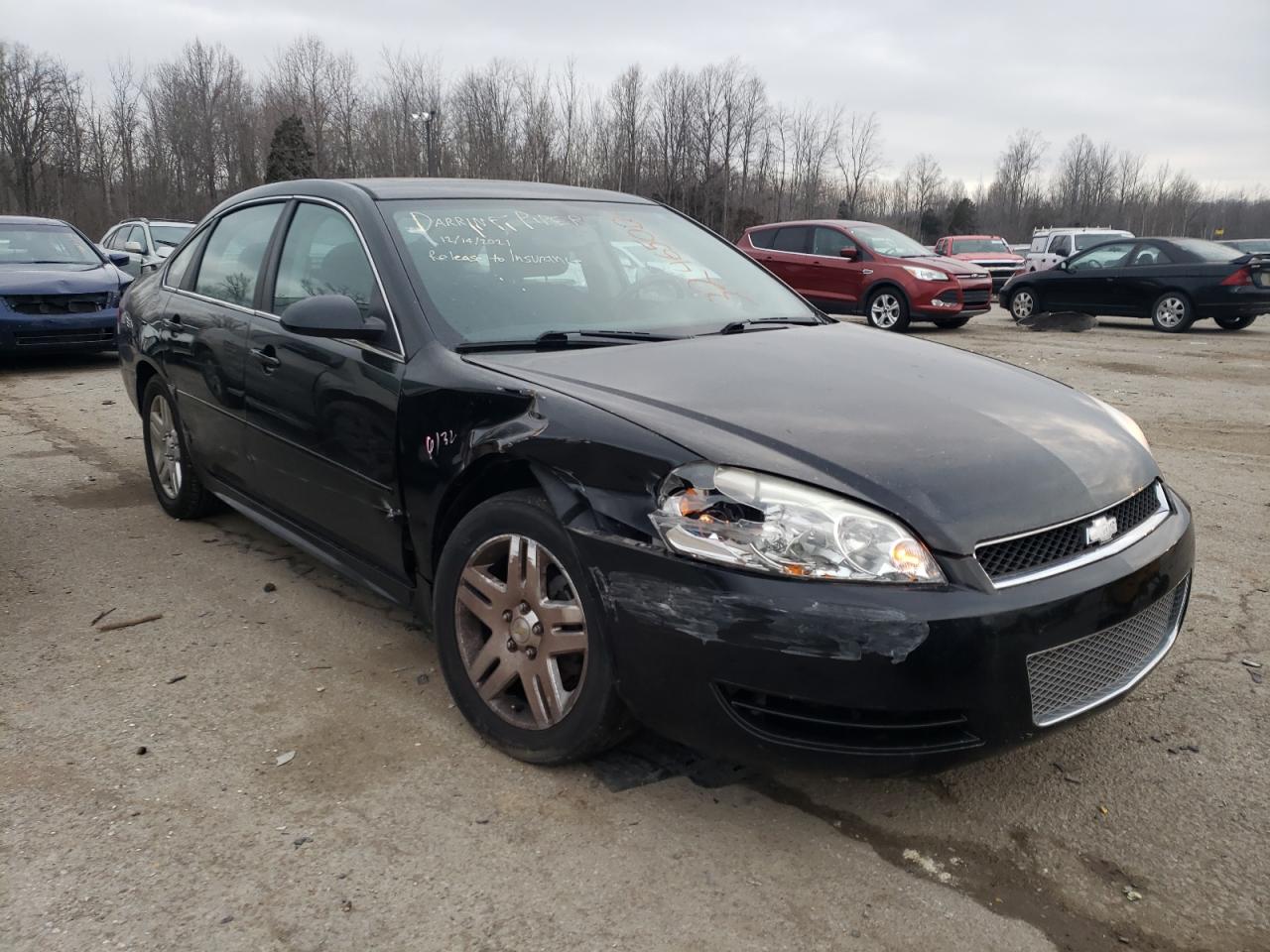 CHEVROLET IMPALA LT 2013 with VIN 2G1WG5E31D1135397 - Photo from auction