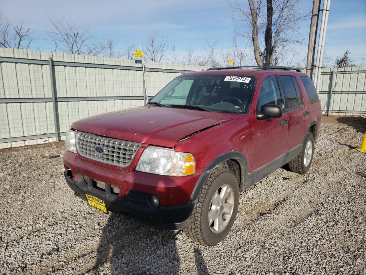 Photo 2 from auction – 2003 FORD EXPLORER X with VIN 1FMZU73K03ZA09147
