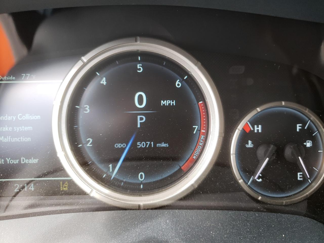 Photo 8 from auction – 2021 LEXUS RX 350 F-S with VIN 2T2YZMDA2MC303629