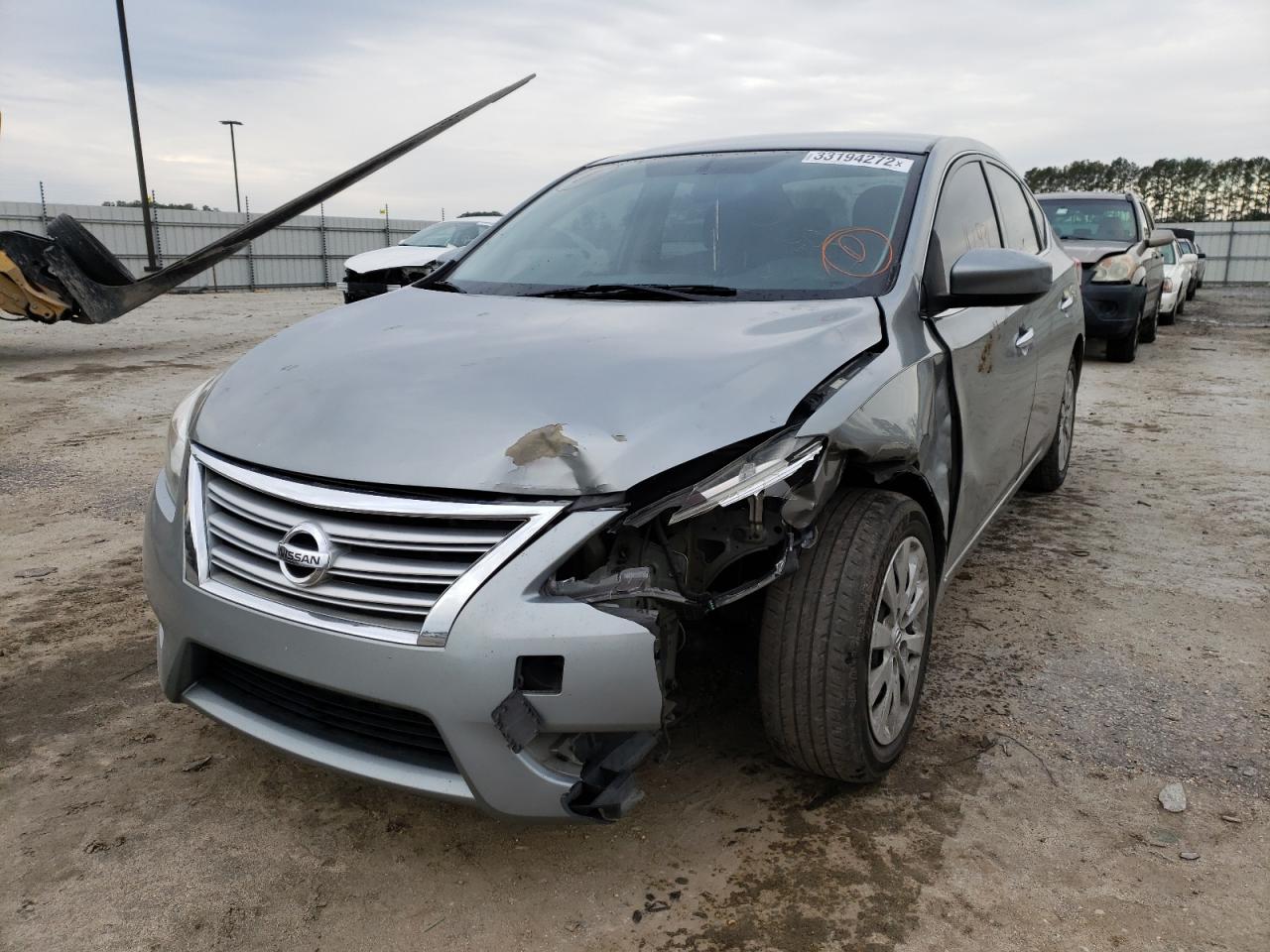 Photo 2 from auction – 2013 NISSAN SENTRA S with VIN 3N1AB7AP5DL668181