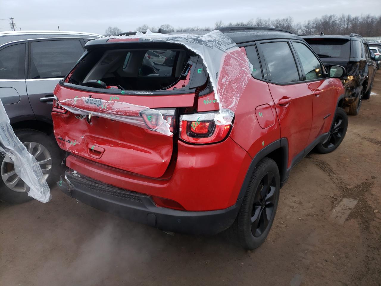 Photo 4 from auction – 2019 JEEP COMPASS LA with VIN 3C4NJDBB2KT653444