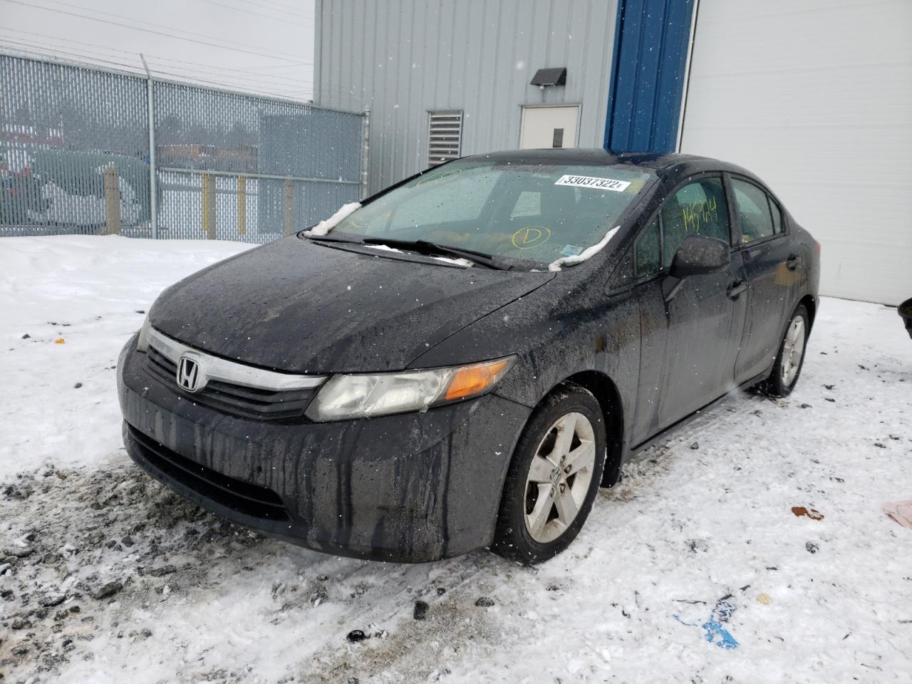 Photo 2 from auction – 2012 HONDA CIVIC DX with VIN 2HGFB2E23CH042996