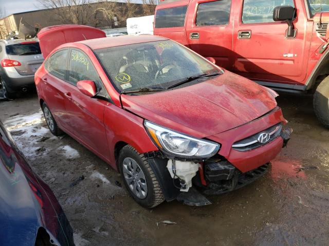 HYUNDAI ACCENT SE 2017 with VIN KMHCT4AE6HU251501 - Photo from auction