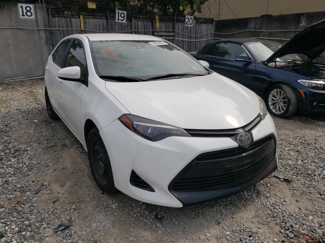 Photo 1 from auction – 2018 TOYOTA COROLLA L with VIN 5YFBURHE1JP809080