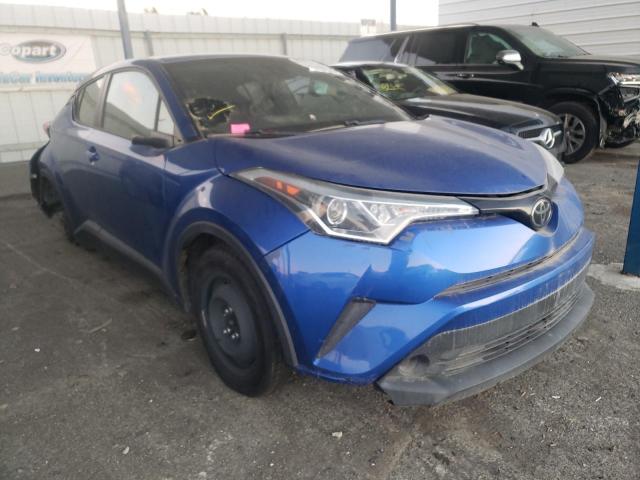 TOYOTA C-HR XLE 2018 with VIN NMTKHMBX0JR033306 - Photo from auction