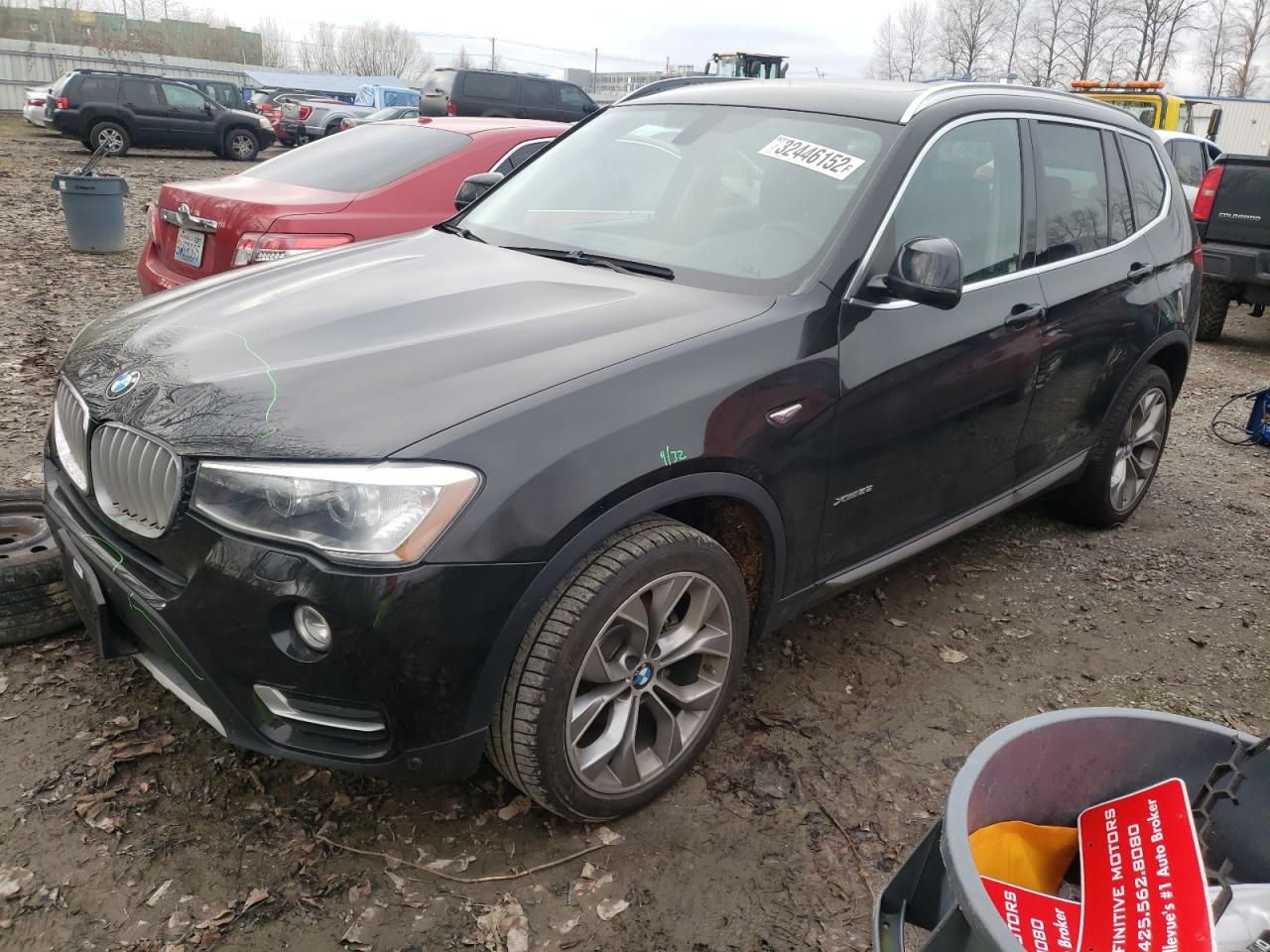 Photo 2 from auction – 2016 BMW X3 XDRIVE2 with VIN 5UXWX9C56G0D69622