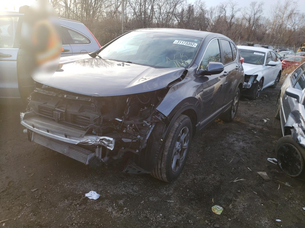 Photo 2 from auction – 2017 HONDA CR-V EXL with VIN 2HKRW2H89HH667983