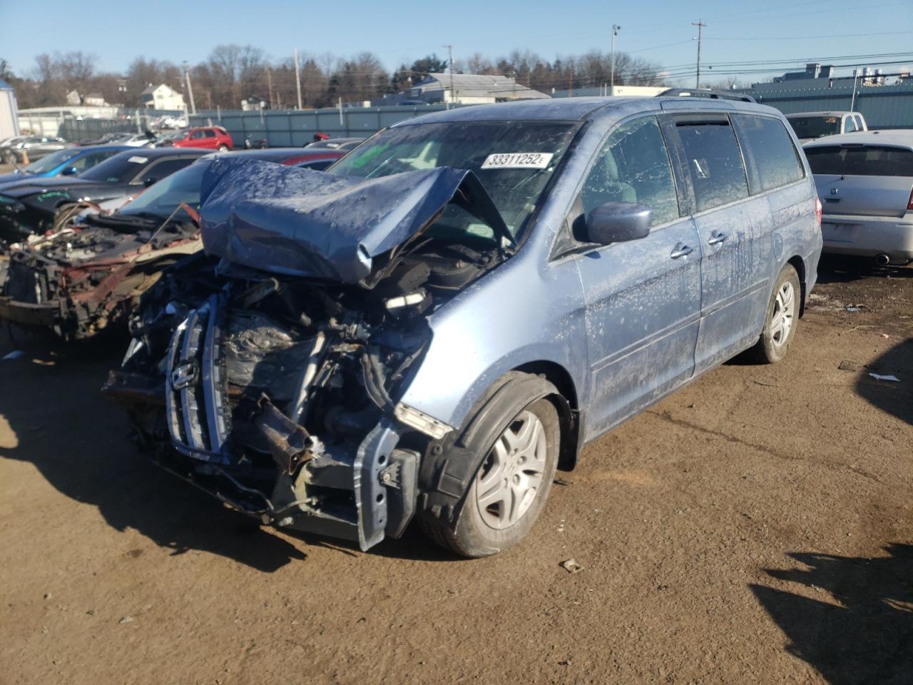 Photo 2 from auction – 2007 HONDA ODYSSEY EX with VIN 5FNRL38497B031993