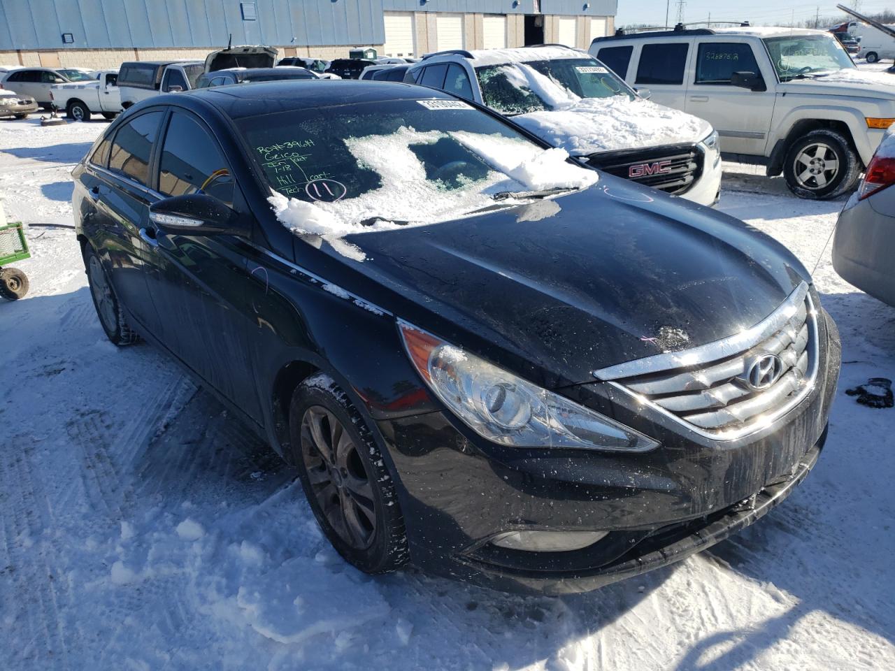 HYUNDAI SONATA SE 2011 with VIN 5NPEC4AC3BH132253 - Photo from auction