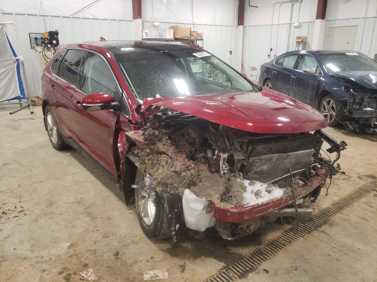FORD EDGE SEL 2016 with VIN 2FMPK4J89GBC09892 - Photo from auction
