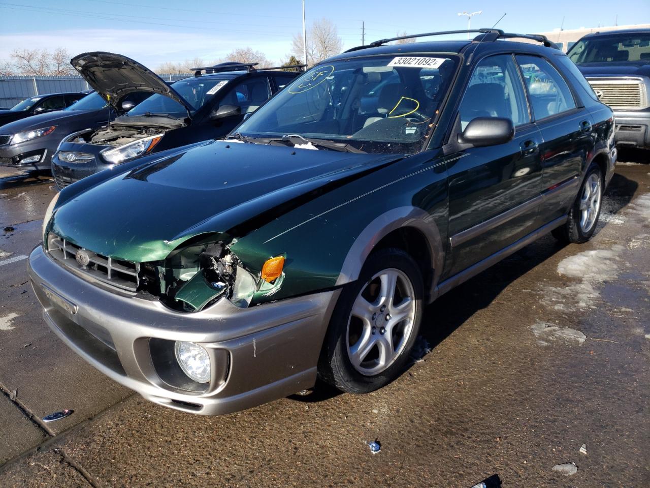 Photo 2 from auction – 2002 SUBARU IMPREZA OU with VIN JF1GG68592H824456