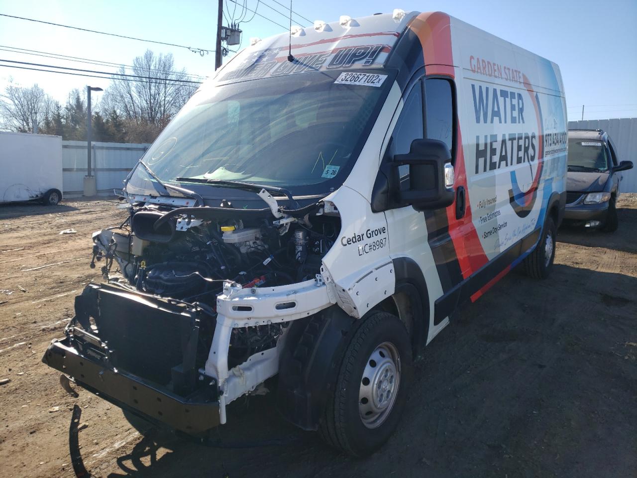 Photo 2 from auction – 2021 RAM PROMASTER with VIN 3C6LRVDG7ME529747