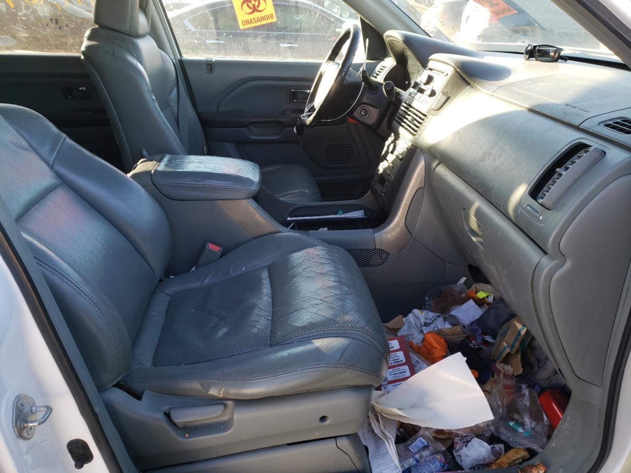 Photo 5 from auction – 2005 HONDA PILOT EXL with VIN 2HKYF18565H556749