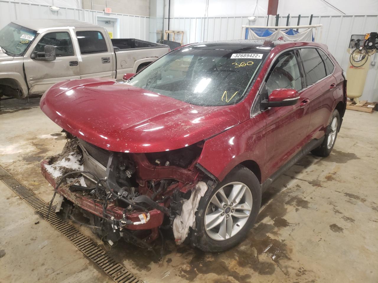 Photo 2 from auction – 2016 FORD EDGE SEL with VIN 2FMPK4J89GBC09892