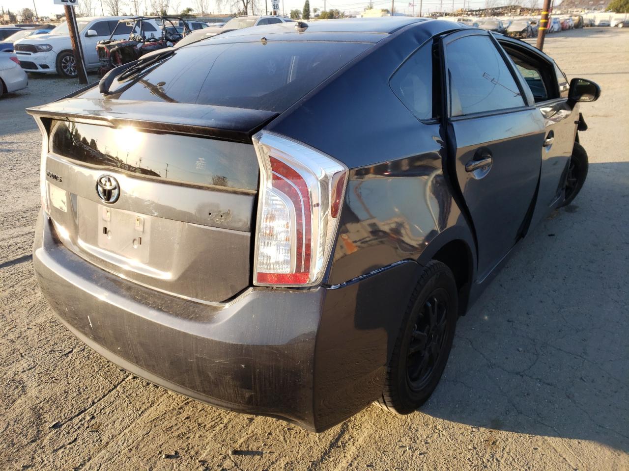 Photo 4 from auction – 2014 TOYOTA PRIUS with VIN JTDKN3DU2E0361018
