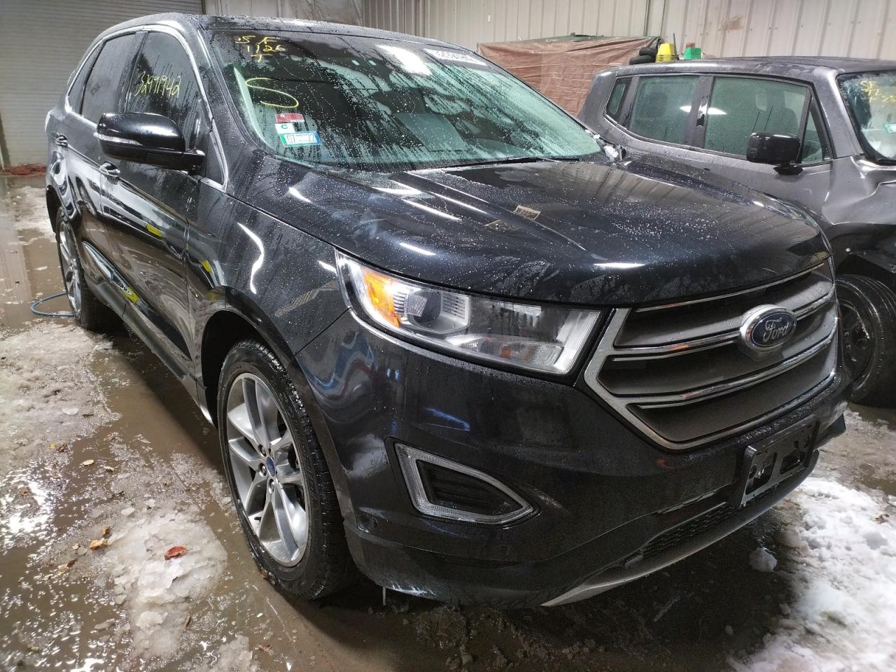 FORD EDGE TITAN 2015 with VIN 2FMPK4K8XFBB64751 - Photo from auction