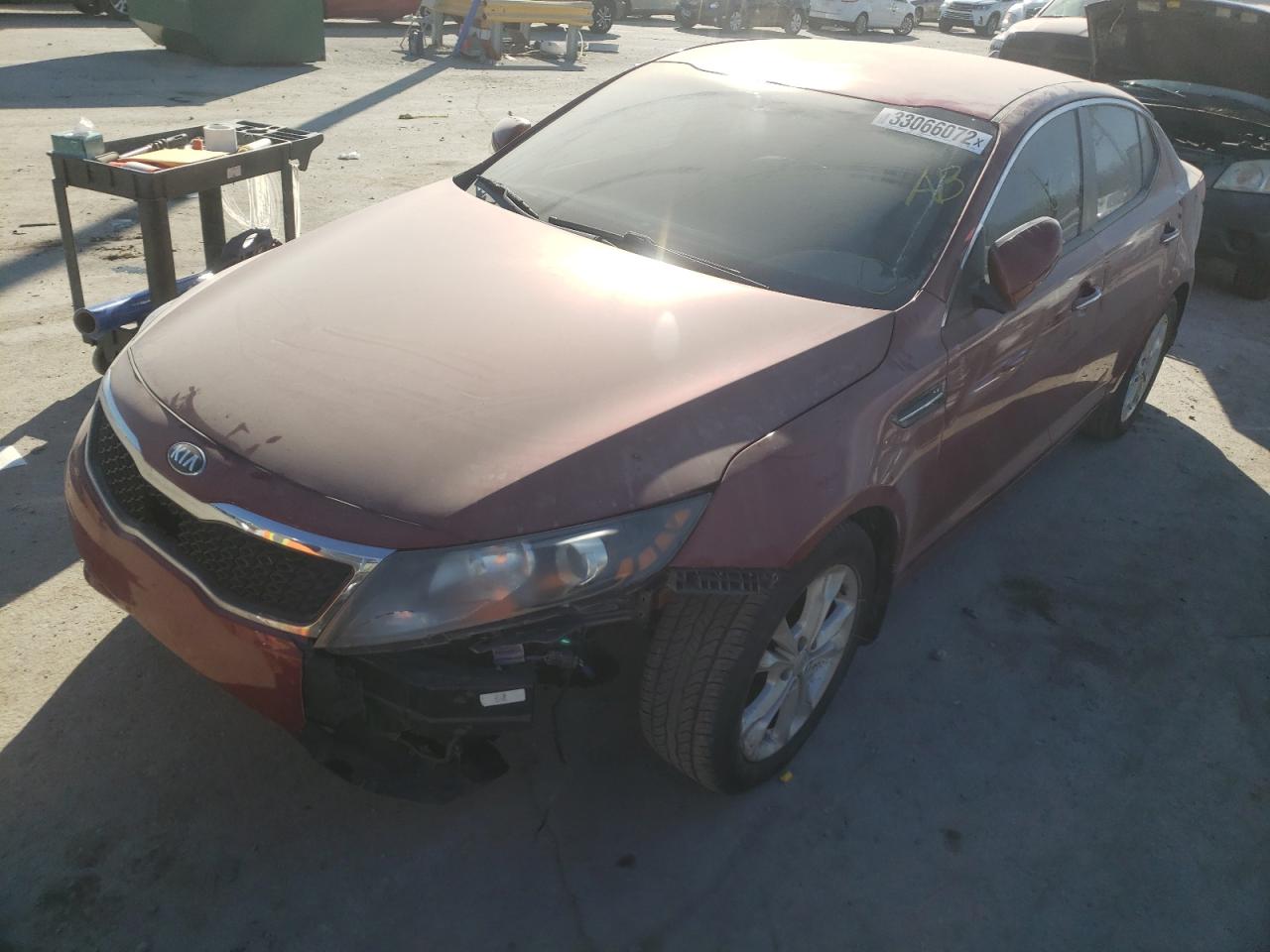 Photo 2 from auction – 2013 KIA OPTIMA EX with VIN 5XXGN4A76DG109263