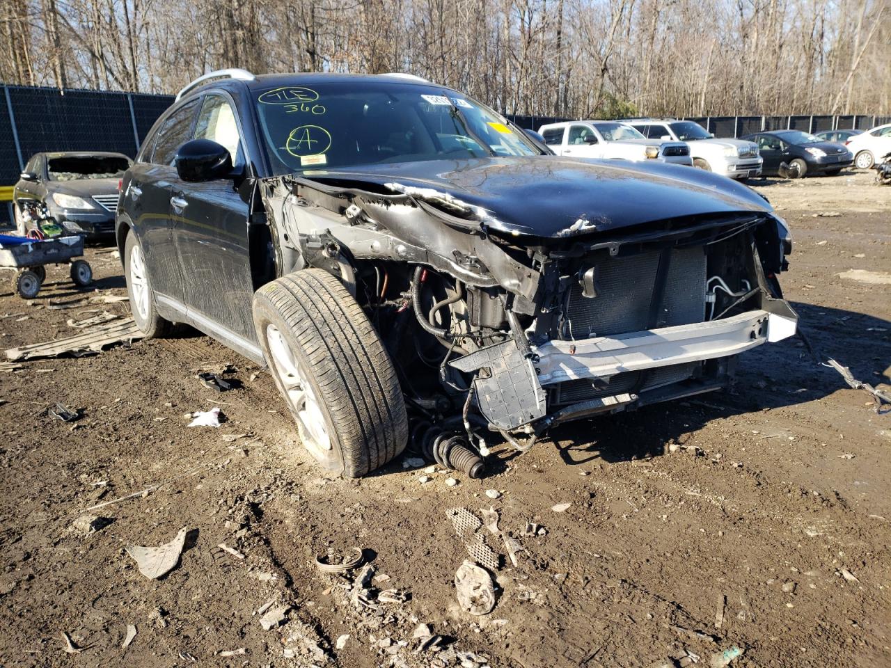 Photo 1 from auction – 2017 INFINITI QX70 with VIN JN8CS1MW3HM412899