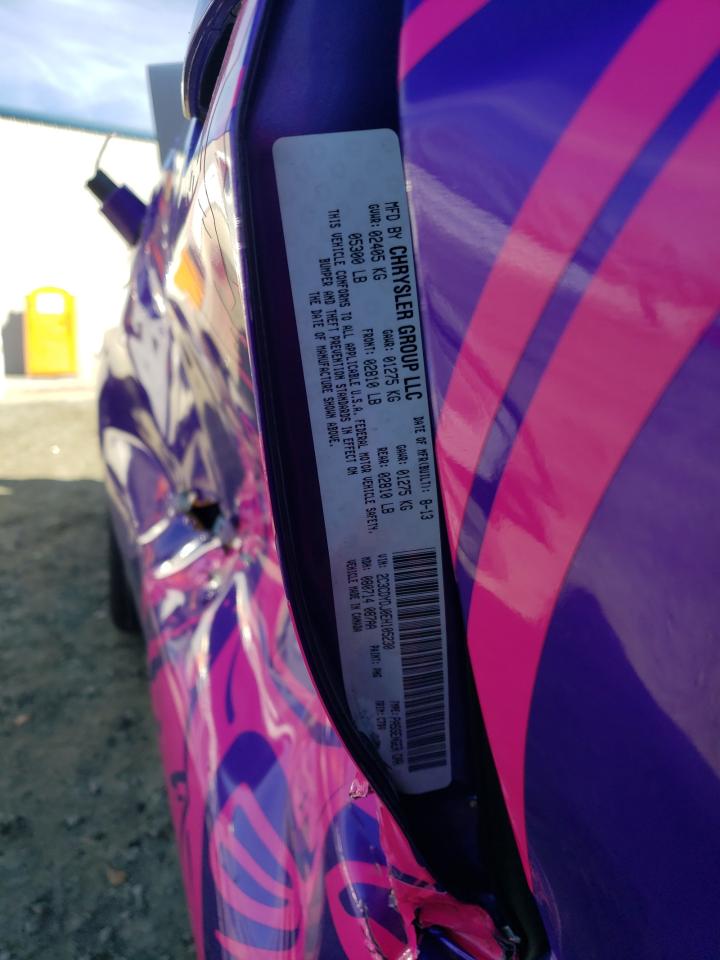 Photo 10 from auction – 2014 DODGE CHALLENGER with VIN 2C3CDYDJ0EH105230