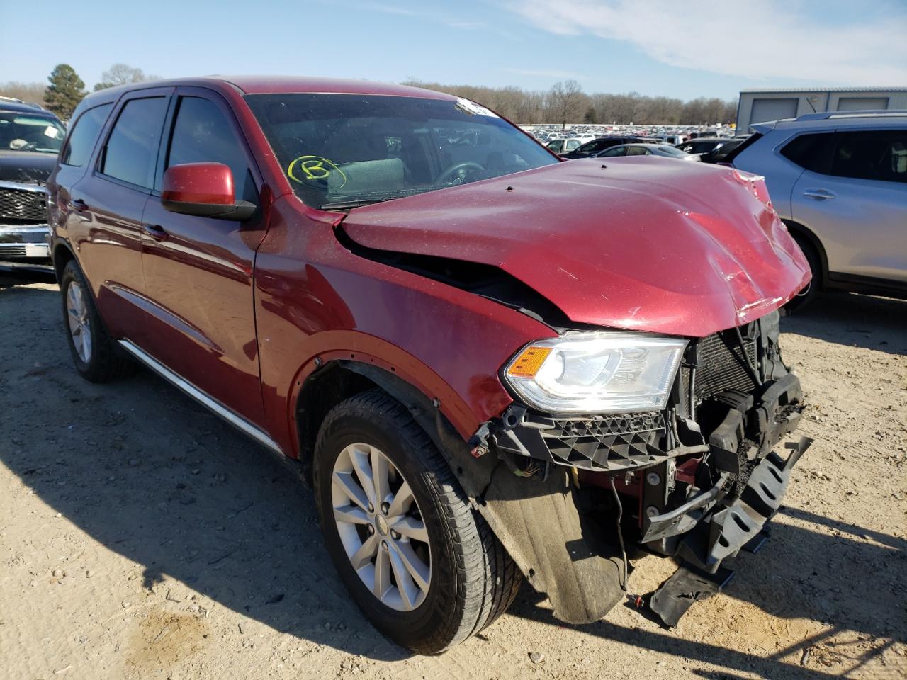 DODGE DURANGO SX 2014 with VIN 1C4RDHAG6EC412628 - Photo from auction