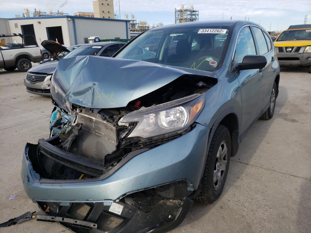 Photo 2 from auction – 2014 HONDA CR-V LX with VIN 2HKRM3H34EH560304