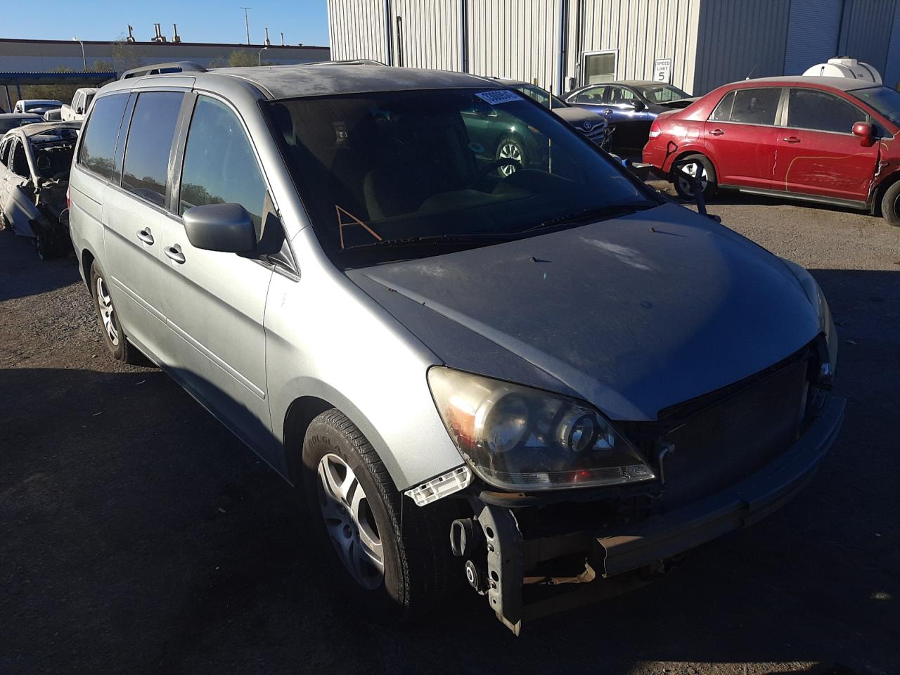 HONDA ODYSSEY EX 2007 with VIN 5FNRL384X7B005483 - Photo from auction