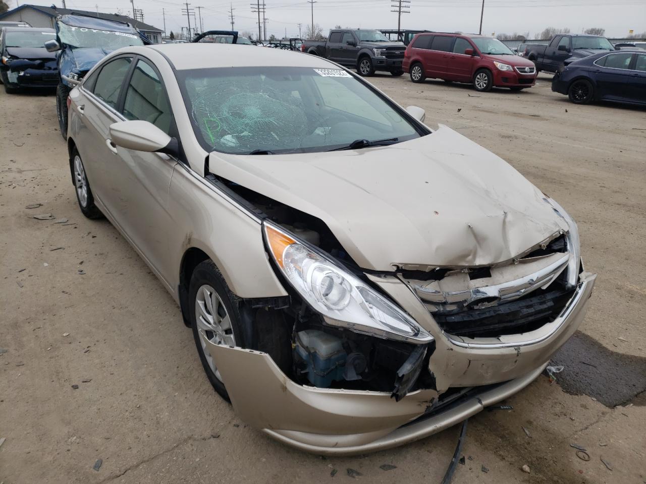 HYUNDAI SONATA GLS 2011 with VIN 5NPEB4AC1BH240163 - Photo from auction