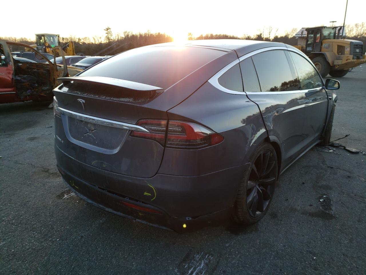 Photo 4 from auction – 2021 TESLA MODEL X with VIN 5YJXCBE20MF316114