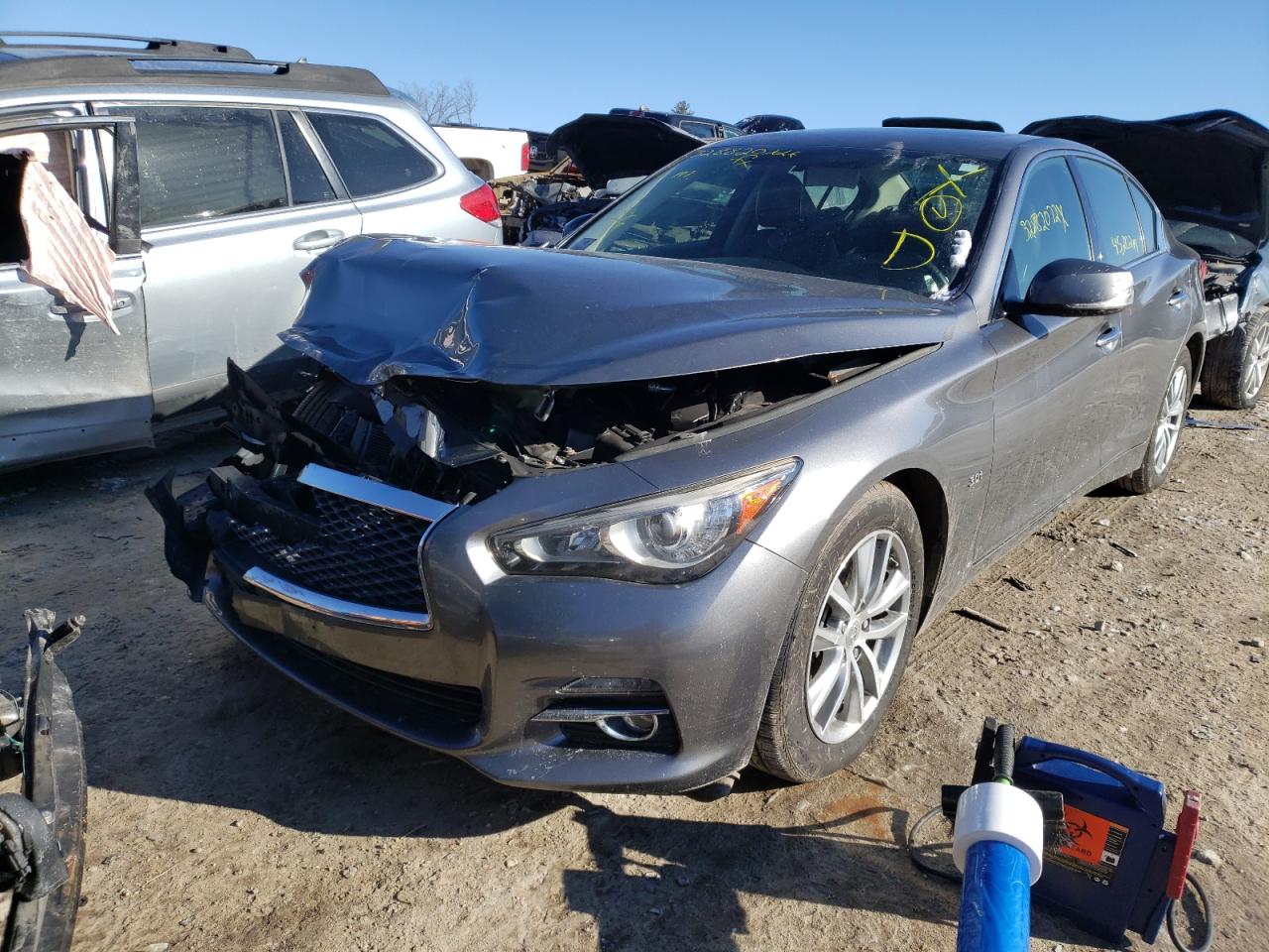 Photo 2 from auction – 2017 INFINITI Q50 PREMIU with VIN JN1EV7ARXHM830277