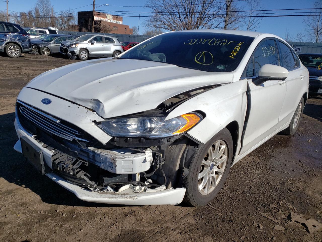 Photo 2 from auction – 2017 FORD FUSION S with VIN 3FA6P0G79HR390686