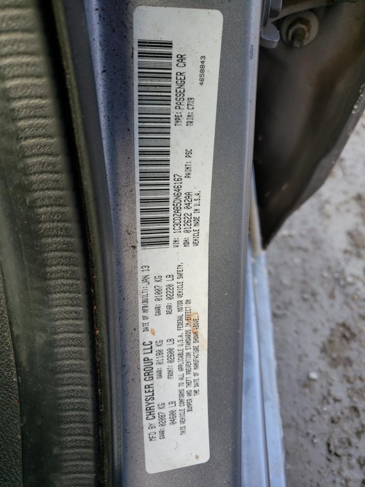 Photo 10 from auction – 2013 DODGE AVENGER SE with VIN 1C3CDZAB5DN646167