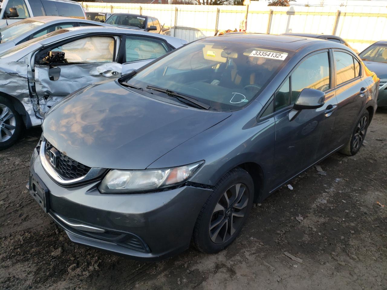 Photo 2 from auction – 2013 HONDA CIVIC EX with VIN 19XFB2F85DE258282