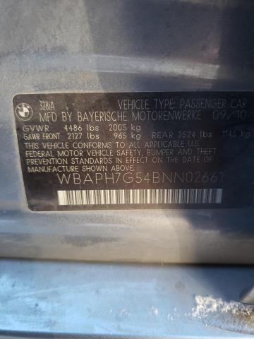 Photo 10 from auction – 2011 BMW 328 I with VIN WBAPH7G54BNN02661