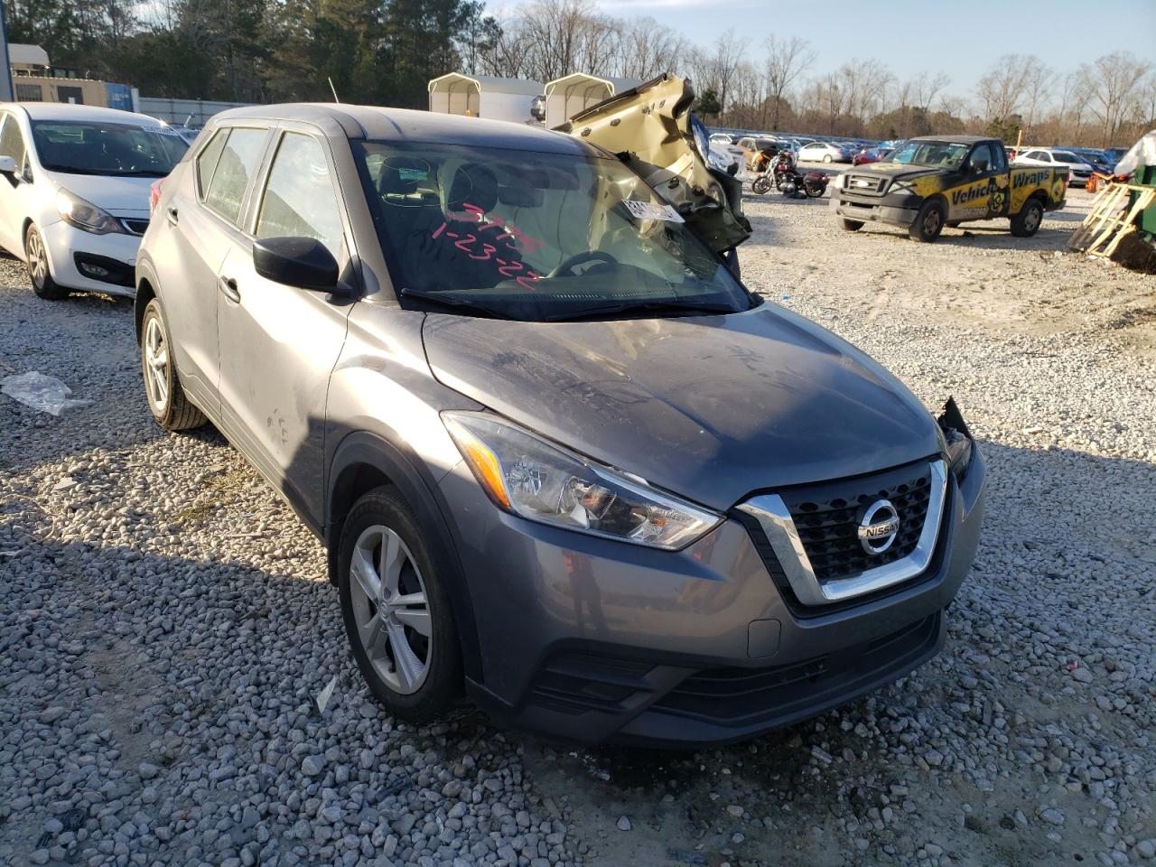 NISSAN KICKS S 2020 with VIN 3N1CP5BV9LL543775 - Photo from auction