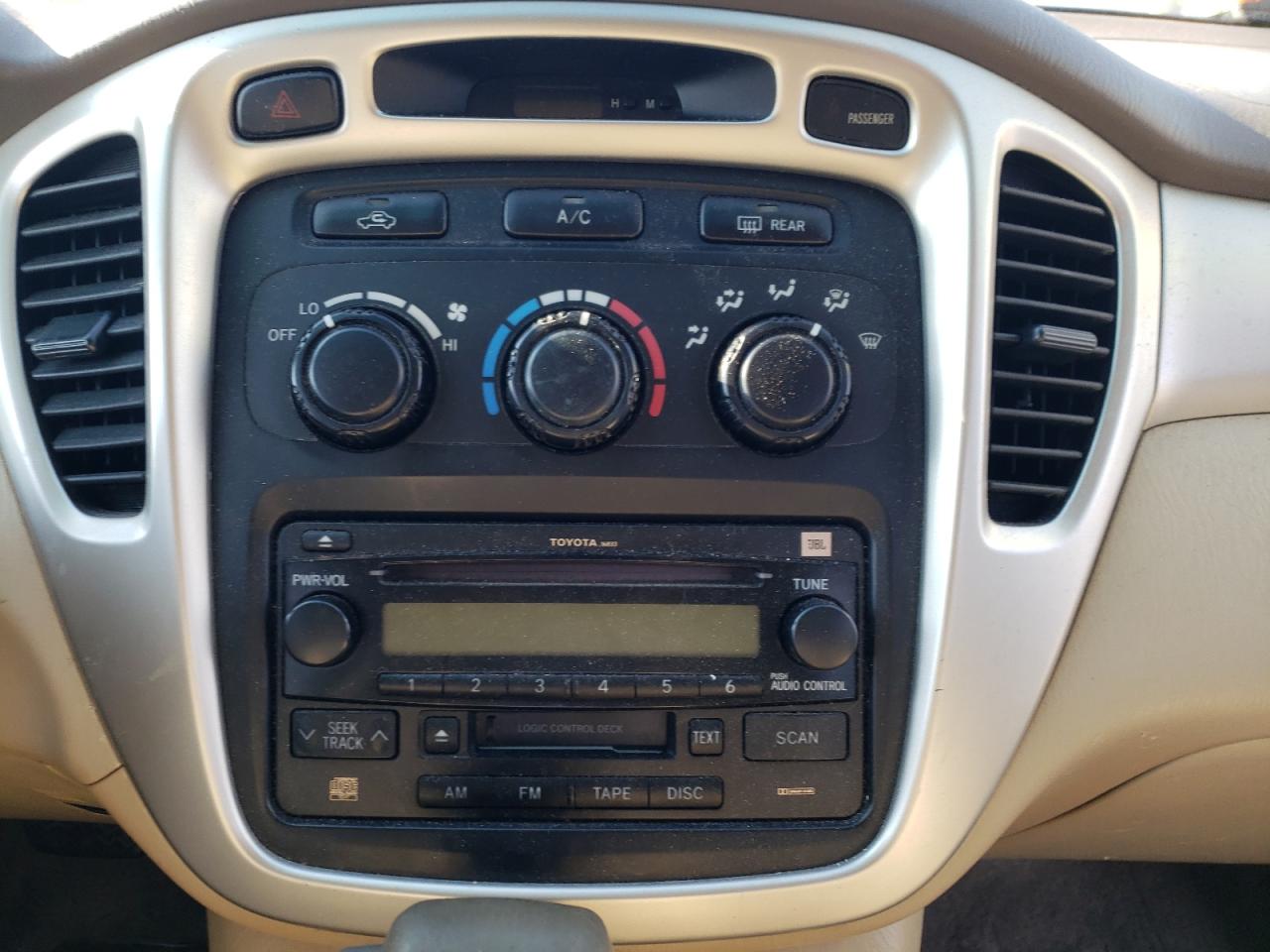 Photo 9 from auction – 2004 TOYOTA HIGHLANDER with VIN JTEGD21A240092476