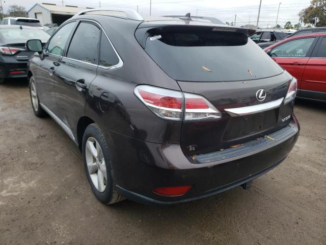 Photo 3 from auction – 2013 LEXUS RX 350 BAS with VIN 2T2BK1BA0DC184314