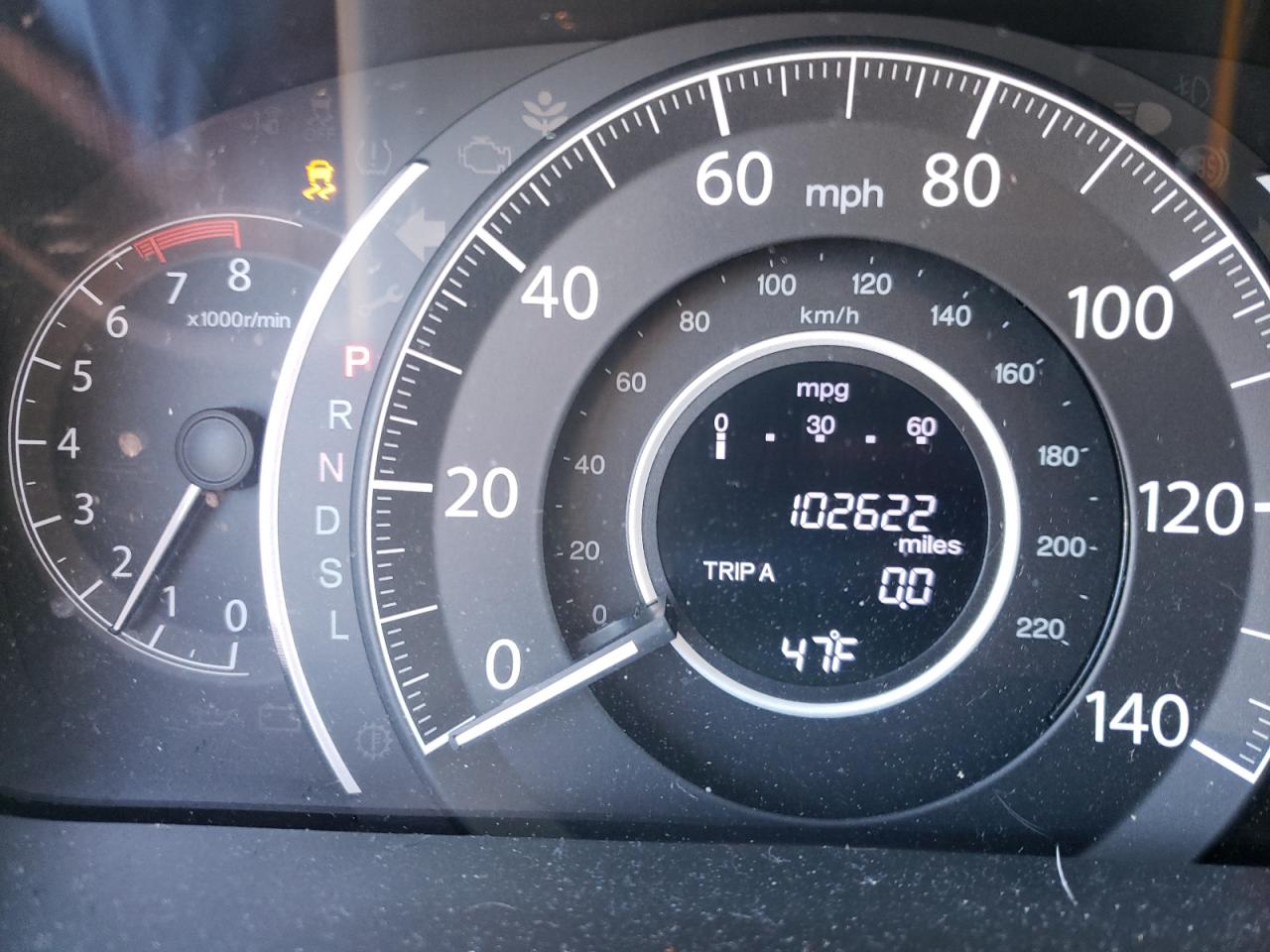 Photo 8 from auction – 2016 HONDA CR-V SE with VIN 2HKRM3H4XGH521387