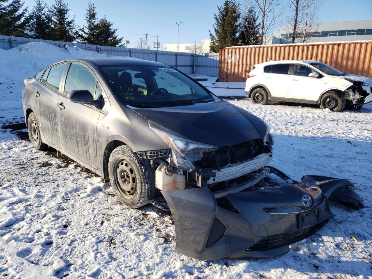 TOYOTA PRIUS 2018 with VIN JTDKBRFU5J3590150 - Photo from auction