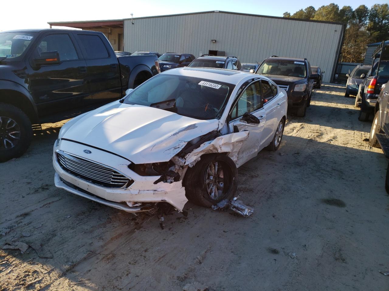 Photo 2 from auction – 2017 FORD FUSION SE with VIN 3FA6P0HD9HR114478